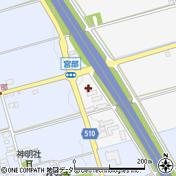 ローソン浅井町湯次店周辺の地図