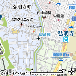 元気パンconeru 弘明寺周辺の地図