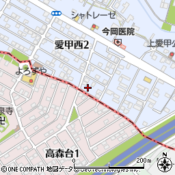 神奈川県厚木市愛甲西2丁目7-4周辺の地図