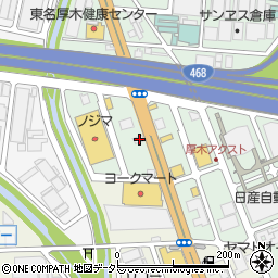 神奈川県厚木市岡田3012周辺の地図