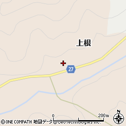京都府舞鶴市上根105周辺の地図