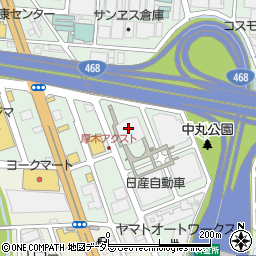 セブンイレブン７ＦＳ厚木アクストメインタワー店周辺の地図