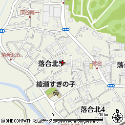 神奈川県綾瀬市落合北5丁目7-16周辺の地図