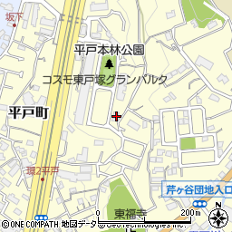 メゾンベール東戸塚周辺の地図