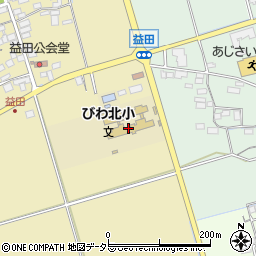 滋賀県長浜市益田町56周辺の地図