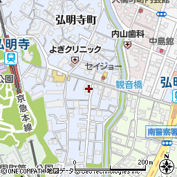 【おすすメシ】弘明寺下町食堂　町っ子周辺の地図