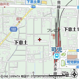 岐阜県可児市下恵土5166周辺の地図
