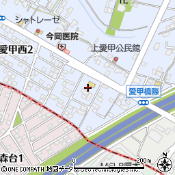 神奈川県厚木市愛甲西2丁目4周辺の地図