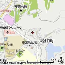 島根県安来市安来町1327周辺の地図