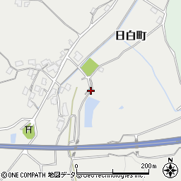 島根県安来市日白町周辺の地図