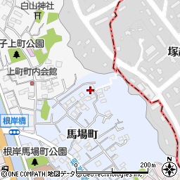 神奈川県横浜市磯子区馬場町9-33周辺の地図