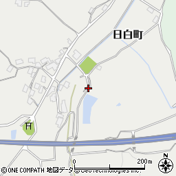 島根県安来市日白町周辺の地図