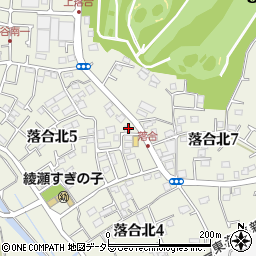 神奈川県綾瀬市落合北5丁目2-10周辺の地図