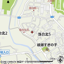神奈川県綾瀬市落合北5丁目16-30周辺の地図