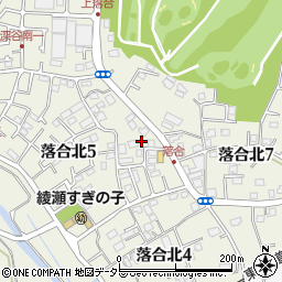 神奈川県綾瀬市落合北5丁目2周辺の地図
