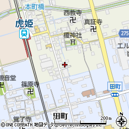 滋賀県長浜市大寺町584周辺の地図