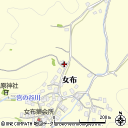 京都府舞鶴市女布674周辺の地図