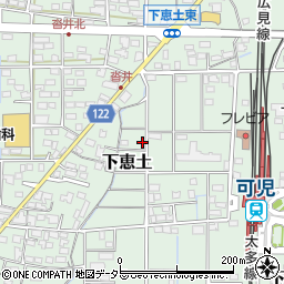 岐阜県可児市下恵土5145周辺の地図