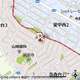 寿司儀周辺の地図