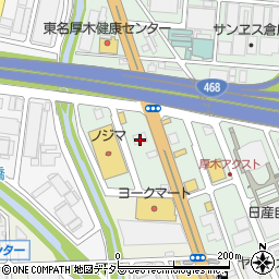神奈川県厚木市岡田3010周辺の地図