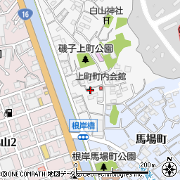 神奈川県横浜市磯子区上町3-7周辺の地図