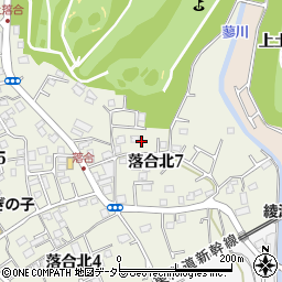 神奈川県綾瀬市落合北7丁目6周辺の地図