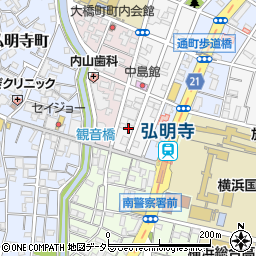 グランツ弘明寺周辺の地図