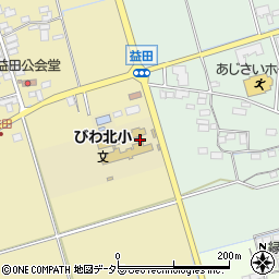 滋賀県長浜市益田町57周辺の地図