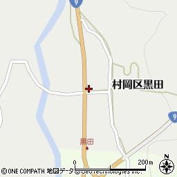 兵庫県美方郡香美町村岡区黒田1023周辺の地図