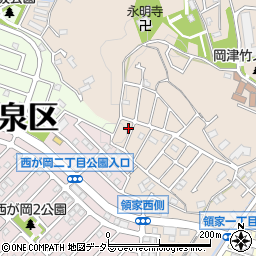 神奈川県横浜市泉区岡津町1299周辺の地図