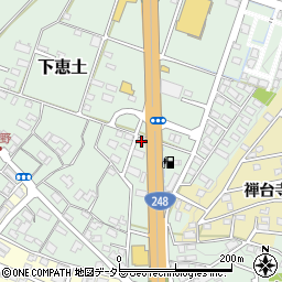 岐阜県可児市下恵土4149周辺の地図