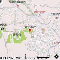 太元神社周辺の地図