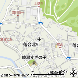 神奈川県綾瀬市落合北5丁目7-1周辺の地図