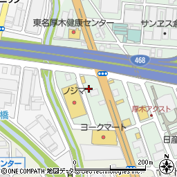 神奈川県厚木市岡田3009周辺の地図