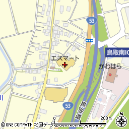 ダイソーエスマート鳥取南ＩＣ店周辺の地図