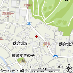 神奈川県綾瀬市落合北5丁目2-2周辺の地図