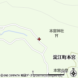 鳥取県米子市淀江町本宮275周辺の地図