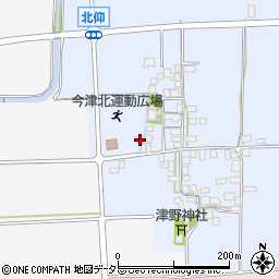 滋賀県高島市今津町北仰639周辺の地図