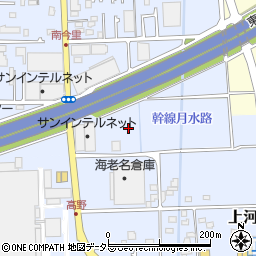神奈川県海老名市今里周辺の地図