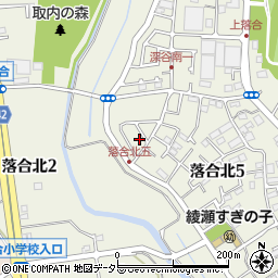 神奈川県綾瀬市落合北5丁目12-4周辺の地図