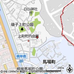 神奈川県横浜市磯子区上町7-22周辺の地図