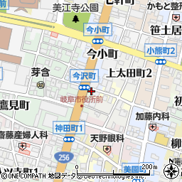 竹の店周辺の地図