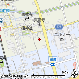 滋賀県長浜市大寺町557周辺の地図