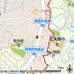 神奈川県横浜市泉区岡津町23周辺の地図