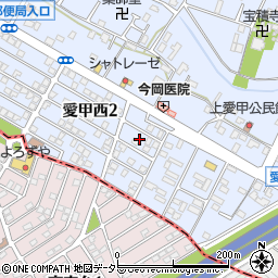 神奈川県厚木市愛甲西2丁目9周辺の地図