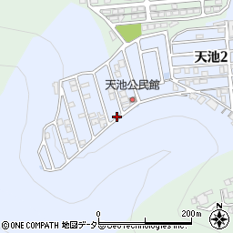 岐阜県岐阜市天池周辺の地図