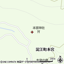 鳥取県米子市淀江町本宮258周辺の地図