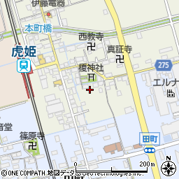滋賀県長浜市大寺町579周辺の地図