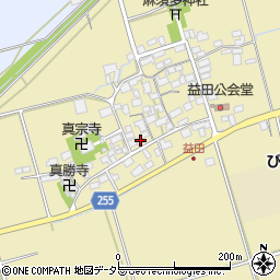 滋賀県長浜市益田町827周辺の地図