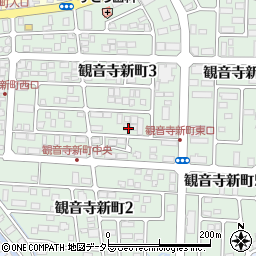 鳥取県米子市観音寺新町周辺の地図